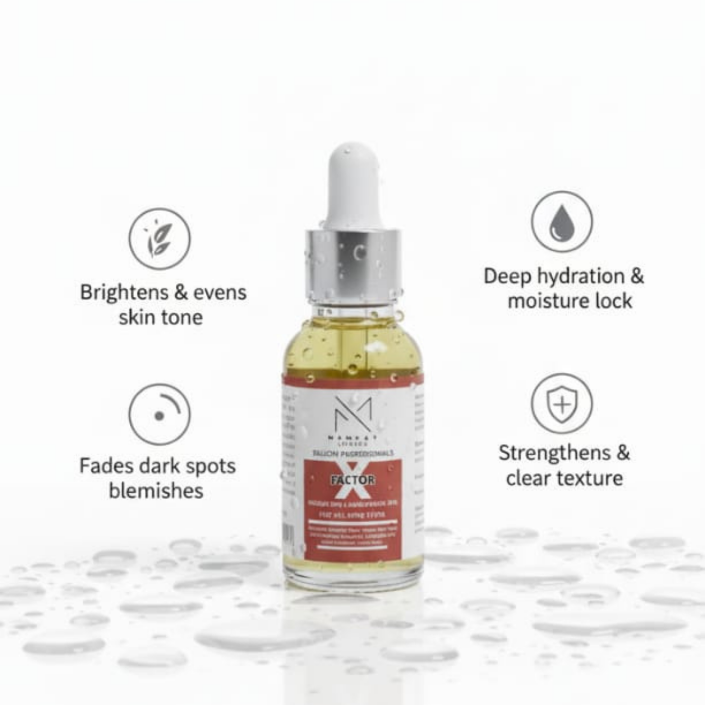 Mamkay London Korean Rice + Niacinamide 10% Brightening Serum