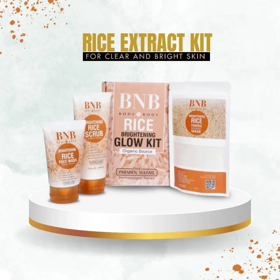 BNB Rice Glow Kit – Complete Brightening & Radiance Care Set