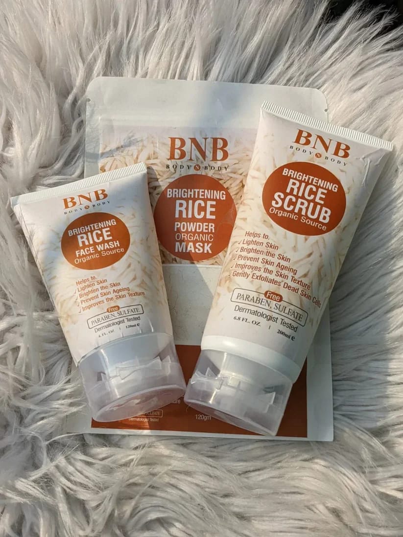 BNB Rice Glow Kit – Complete Brightening & Radiance Care Set