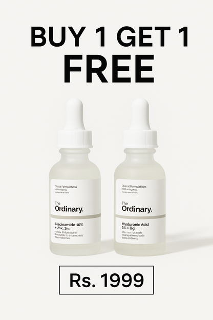 The Ordinary Niacinamide & Hyaluronic Acid – Buy 1 Get 1 FREE!